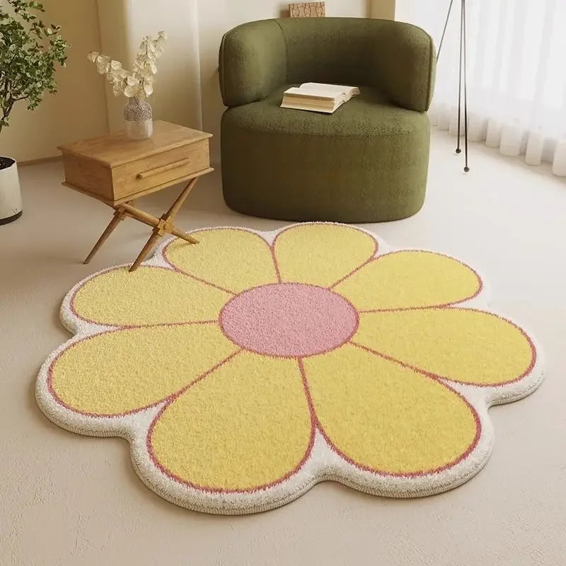 Modern Minimalist Kids’ Room Carpet – Soft, Fluffy, and Durable Floor Rug