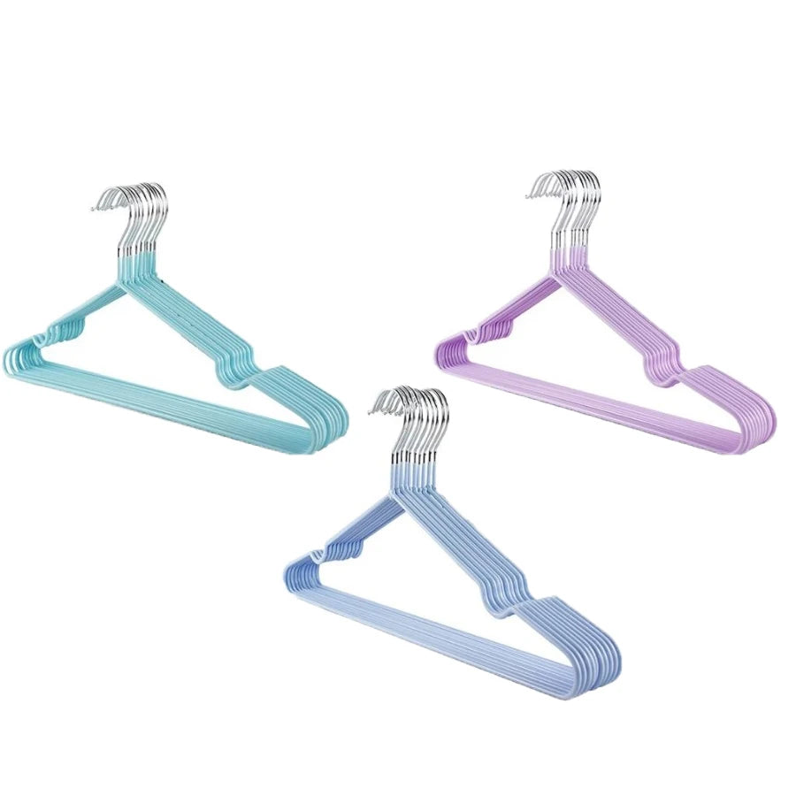10pcs Non-Slip Kids & Adult Clothes Hangers – Durable Closet Organizer