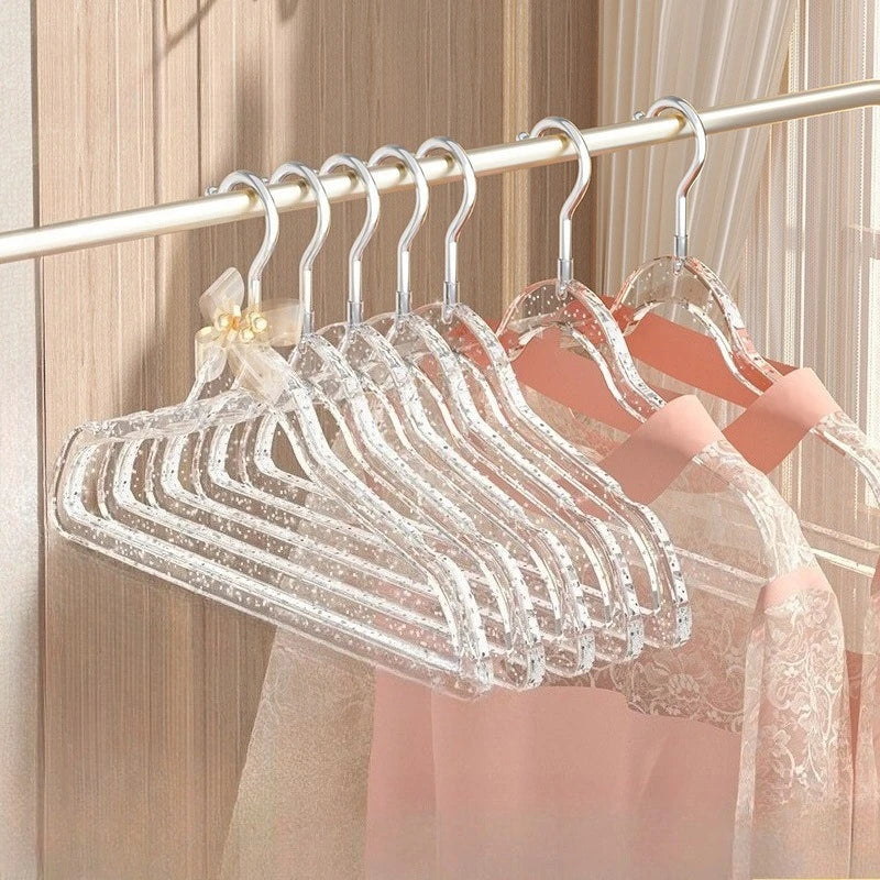 10PCS Non-Slip Kids’ Clothes Hangers – Space-Saving Anti-Skid Hangers for Girls’ Clothe