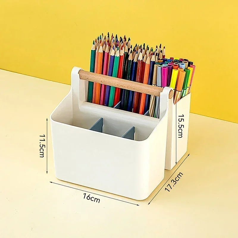 Portable Pen & Marker Holder – Kids’ Room Organizer for Art Supplies & Stationery