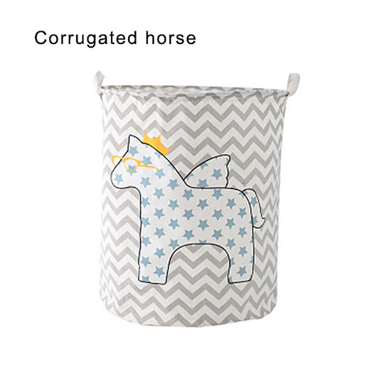 Waterproof Foldable Toy & Laundry Basket – Organizer for Kids’ Clothes, Toys & Socks