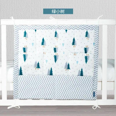 Baby Crib Hanging Organizer with Cartoon Design – Nursery Storage for Diapers, Toys & Bedding