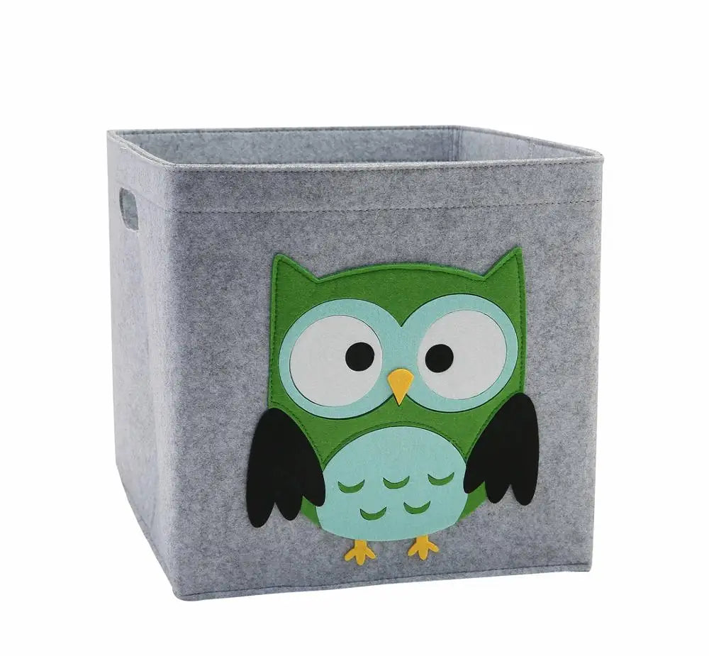 Felt Cube Toy Storage Basket – Foldable Organizer for Children’s Room, Plush Toys & Blocks