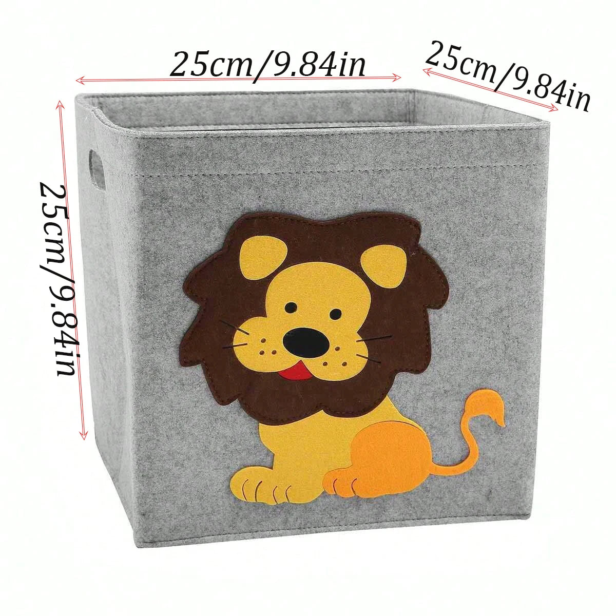 Felt Cube Toy Storage Basket – Foldable Organizer for Children’s Room, Plush Toys & Blocks