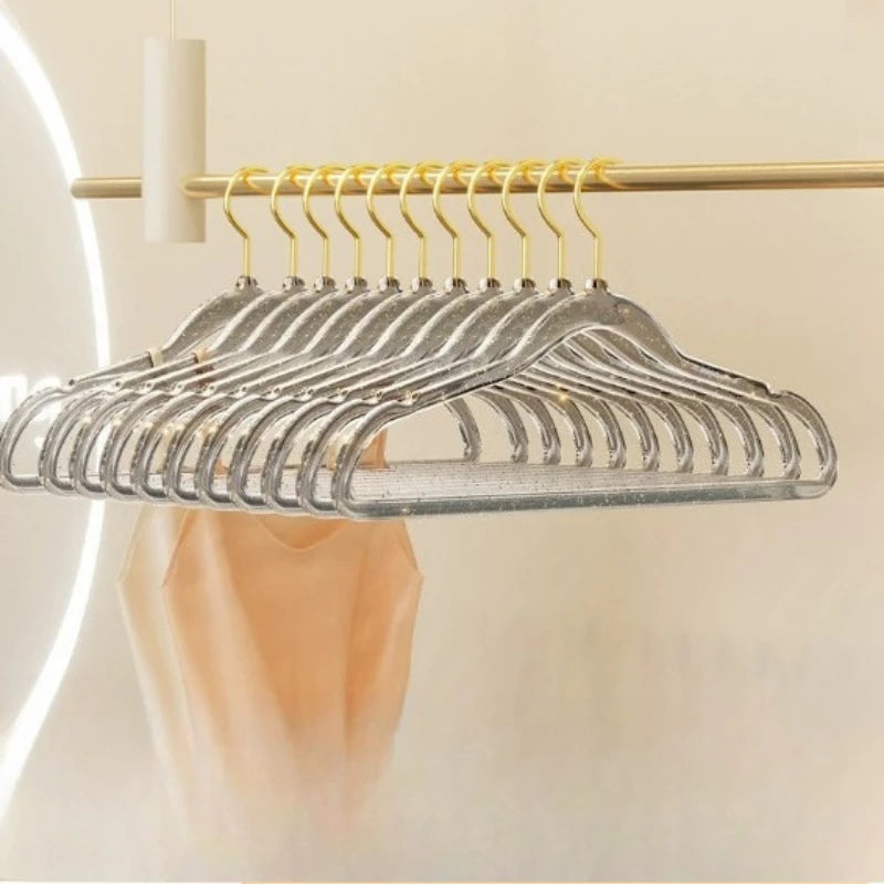 10PCS Non-Slip Kids’ Clothes Hangers – Space-Saving Anti-Skid Hangers for Girls’ Clothe