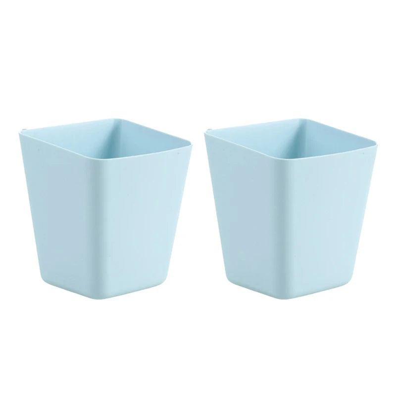 2-Pack Hanging Wall Buckets – Kids’ Room Storage for Toys, Art Supplies & Accessories
