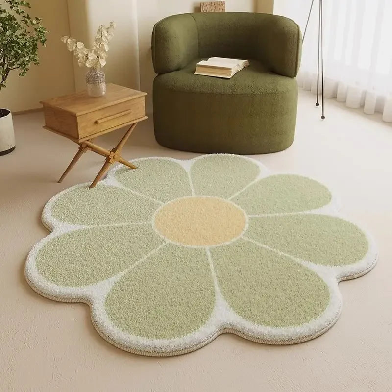 Modern Minimalist Kids’ Room Carpet – Soft, Fluffy, and Durable Floor Rug