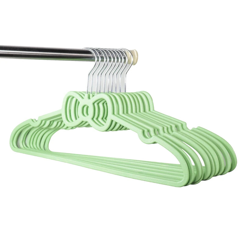 10PCS Kids & Adult Clothes Hangers – Heart-Shaped Durable ABS Hangers for Children’s Room