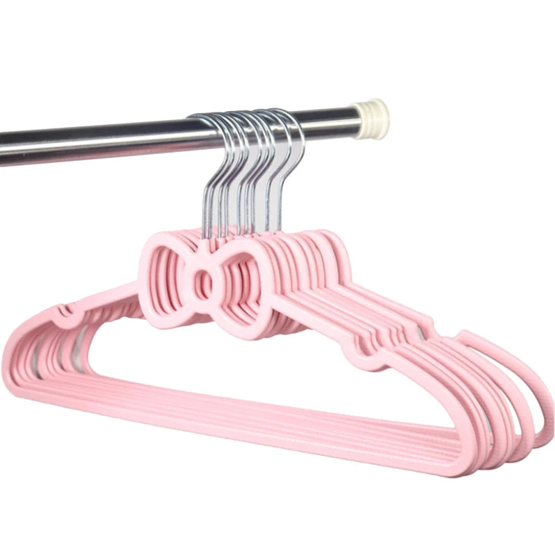 10PCS Kids & Adult Clothes Hangers – Heart-Shaped Durable ABS Hangers for Children’s Room