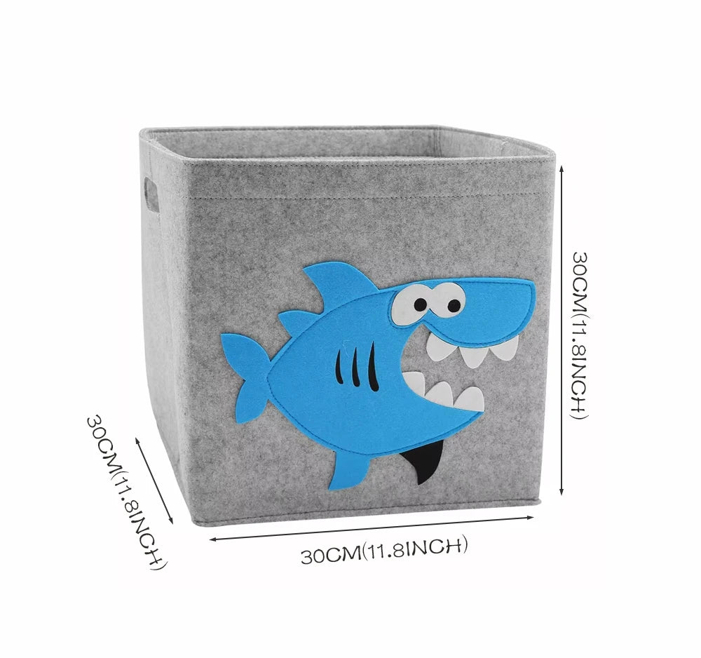 Felt Cube Toy Storage Basket – Foldable Organizer for Children’s Room, Plush Toys & Blocks