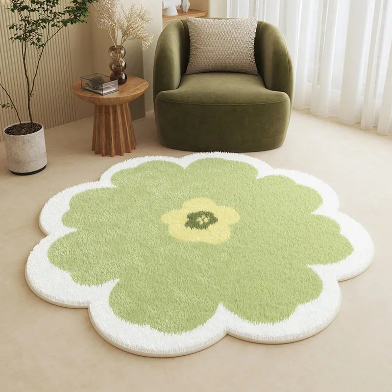 Modern Minimalist Kids’ Room Carpet – Soft, Fluffy, and Durable Floor Rug