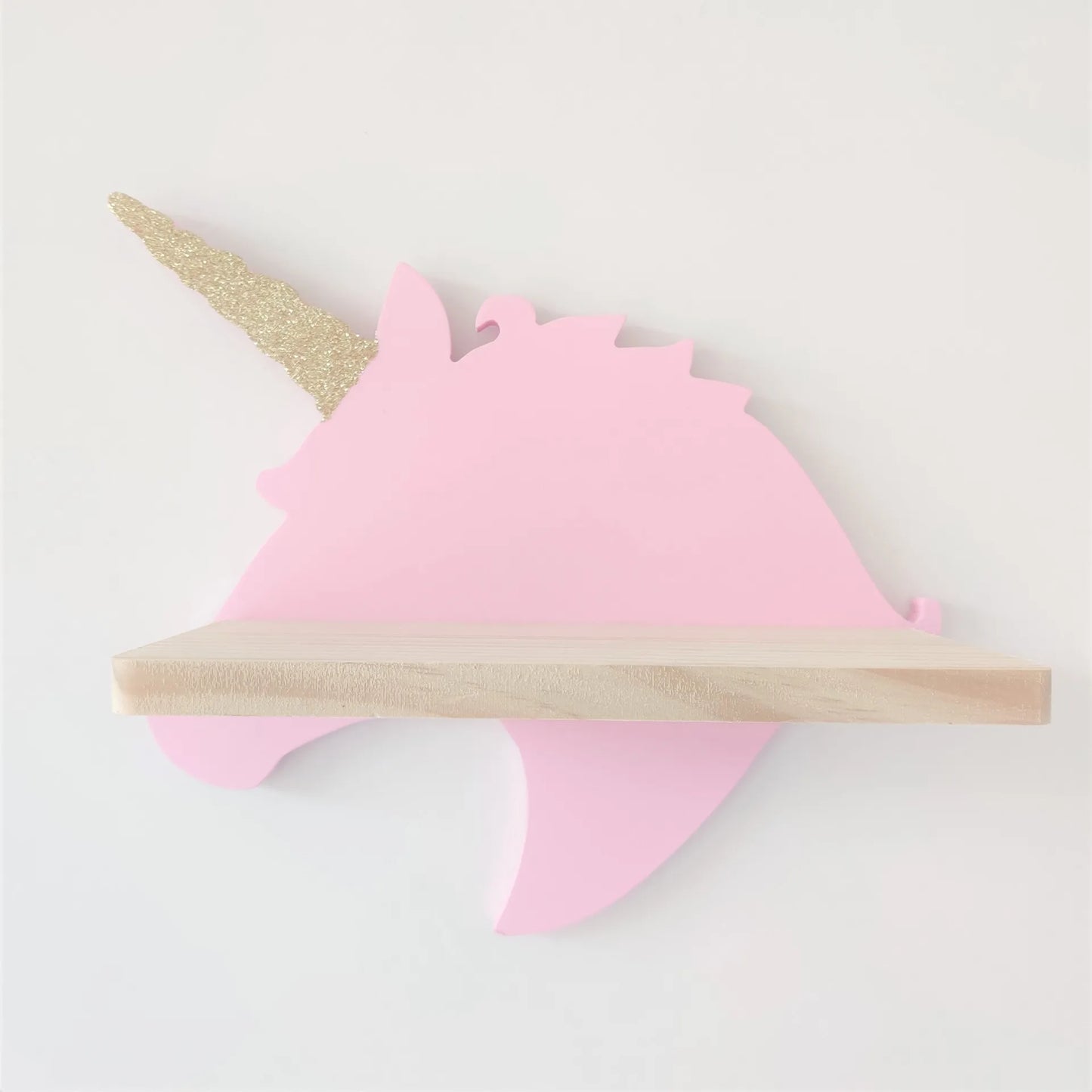 Nordic Wooden Wall Shelf for Kids – Cute Rabbit & Bear Storage Rack for Baby & Children’s Rooms