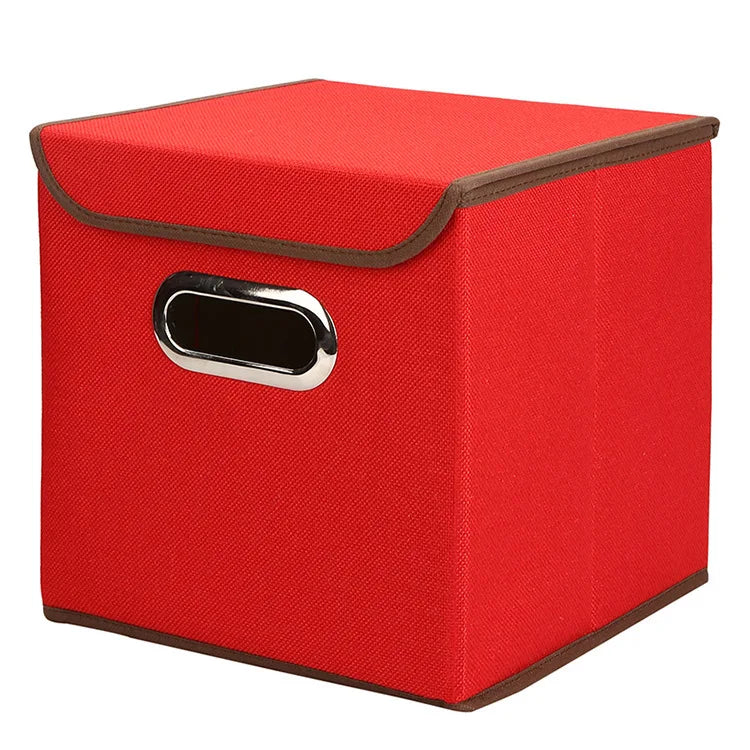 Foldable Non-Woven Fabric Storage Cube – Organizer for Kids’ Toys, Clothes & Nursery Essentials