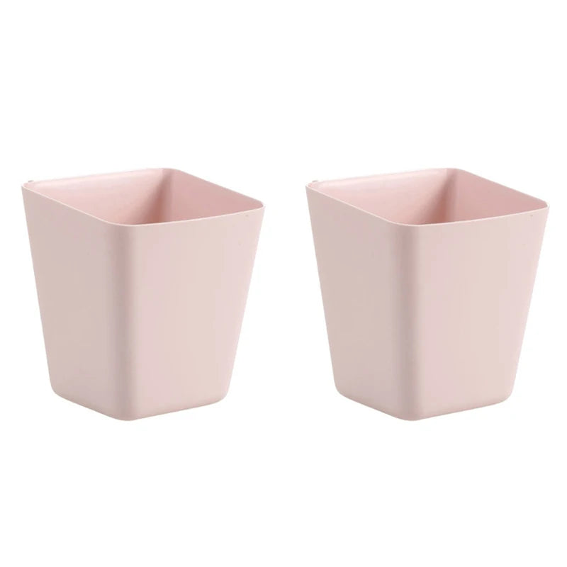 2-Pack Hanging Wall Buckets – Kids’ Room Storage for Toys, Art Supplies & Accessories