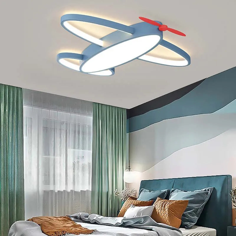 Modern Scandinavian LED Ceiling Light – Kids’ Bedroom Lamp for Boys & Girls