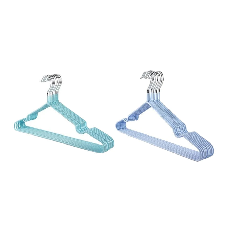 10pcs Non-Slip Kids & Adult Clothes Hangers – Durable Closet Organizer