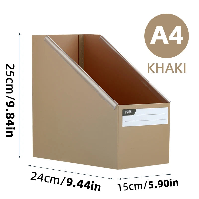 A4 Desktop Stationery Holder – Kids’ Room Organizer for School Suppli