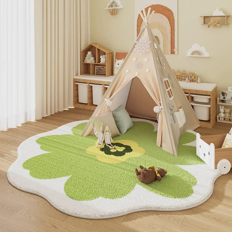 Cartoon Plush Area Rug – Soft, Safe, and Stylish for Kids’ Rooms & Home