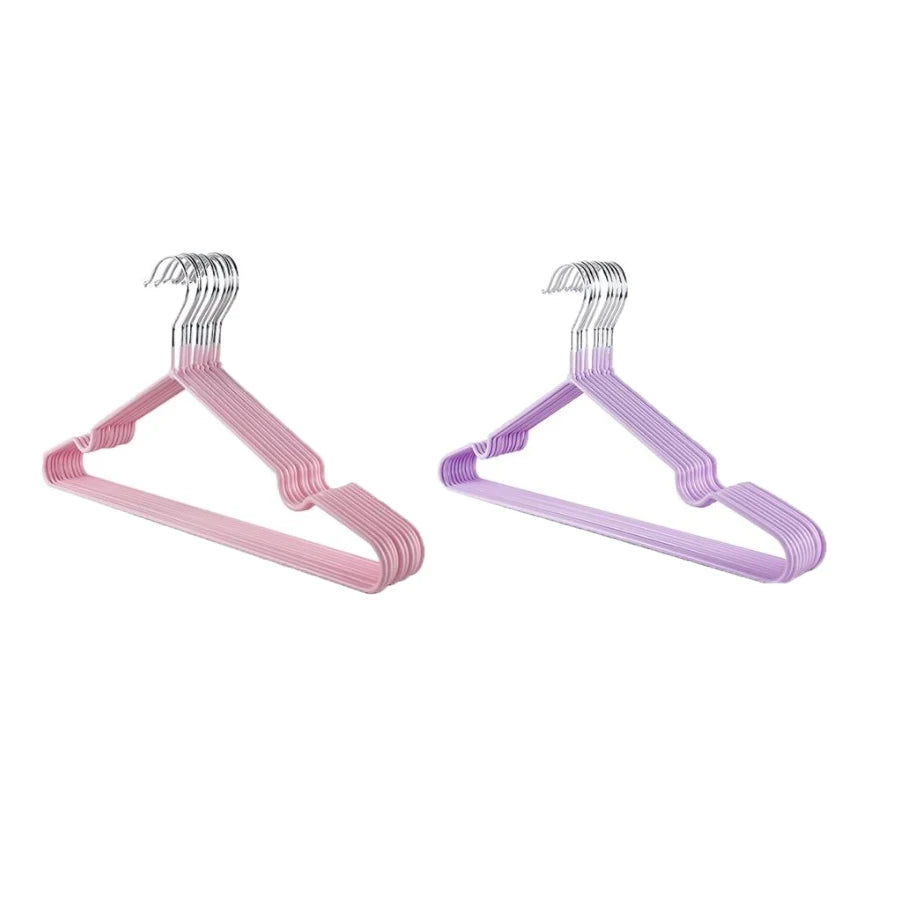 10pcs Non-Slip Kids & Adult Clothes Hangers – Durable Closet Organizer