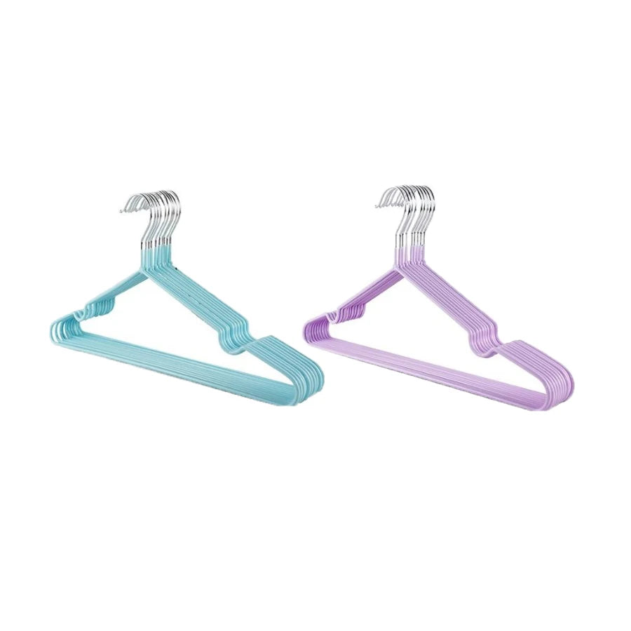 10pcs Non-Slip Kids & Adult Clothes Hangers – Durable Closet Organizer