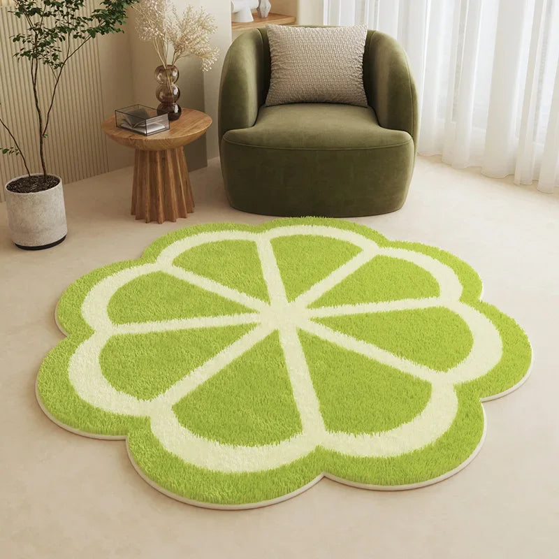 Modern Minimalist Kids’ Room Carpet – Soft, Fluffy, and Durable Floor Rug