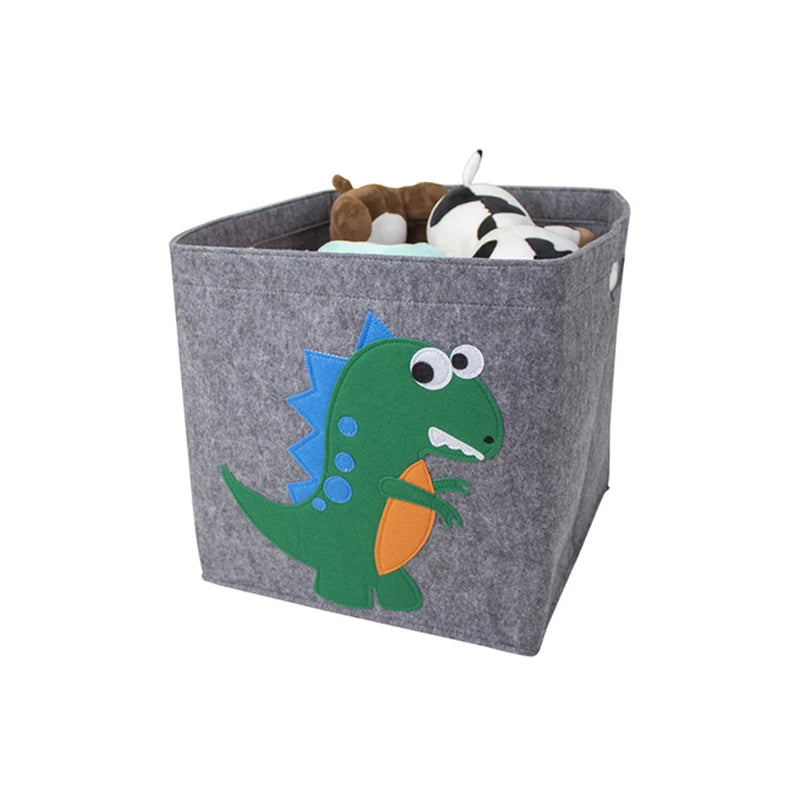 Felt Cube Toy Storage Basket – Foldable Organizer for Children’s Room, Plush Toys & Blocks