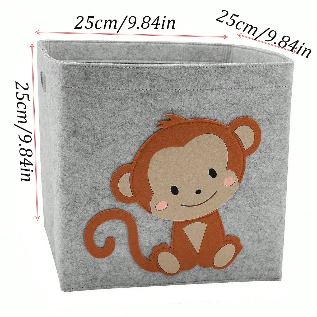 Felt Cube Toy Storage Basket – Foldable Organizer for Children’s Room, Plush Toys & Blocks