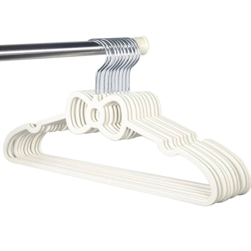 10PCS Kids & Adult Clothes Hangers – Heart-Shaped Durable ABS Hangers for Children’s Room