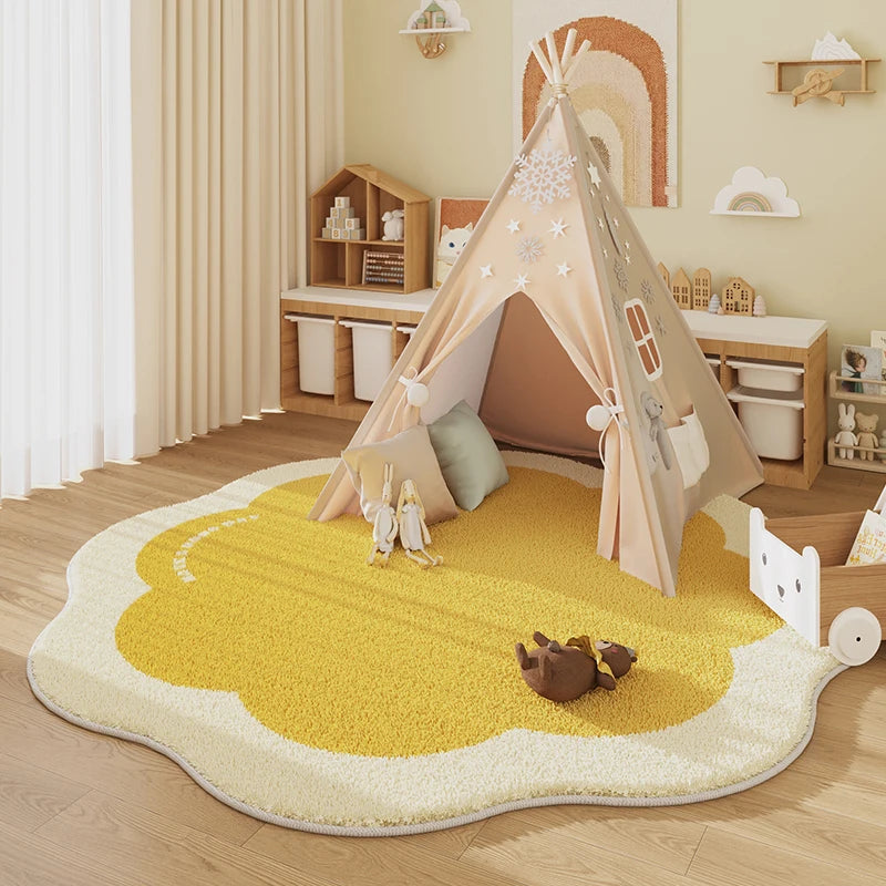 Cartoon Plush Area Rug – Soft, Safe, and Stylish for Kids’ Rooms & Home