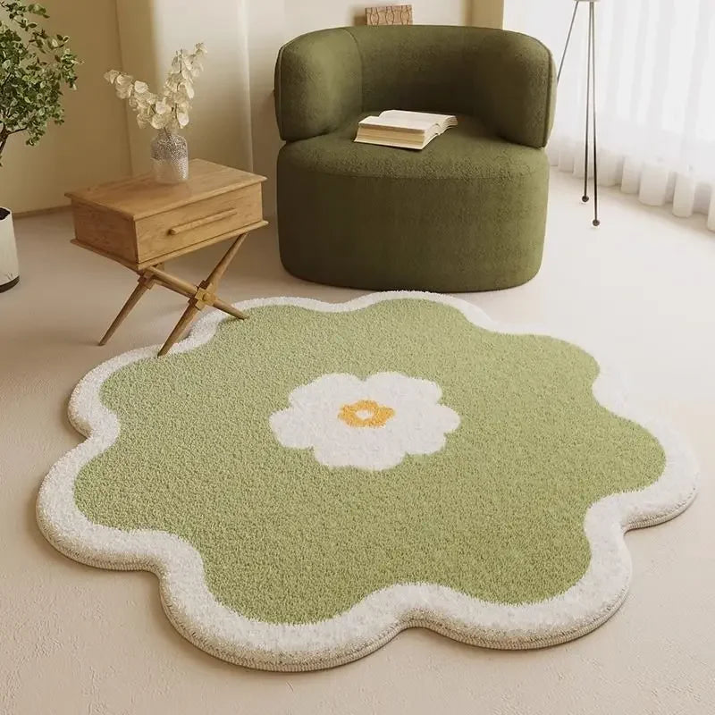 Modern Minimalist Kids’ Room Carpet – Soft, Fluffy, and Durable Floor Rug