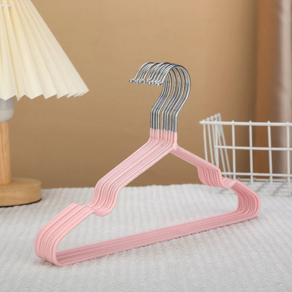 10pcs Non-Slip Kids & Adult Clothes Hangers – Durable Closet Organizer