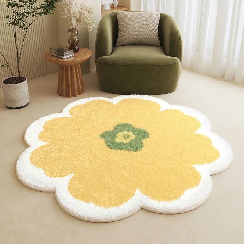 Modern Minimalist Kids’ Room Carpet – Soft, Fluffy, and Durable Floor Rug