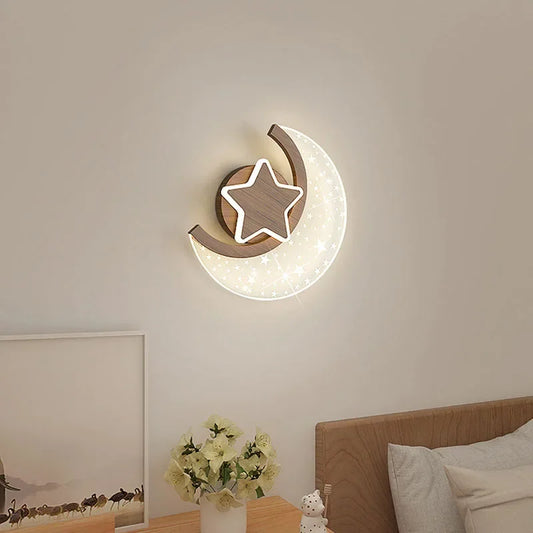 Moon LED Wall Lamp for Kids’ Room