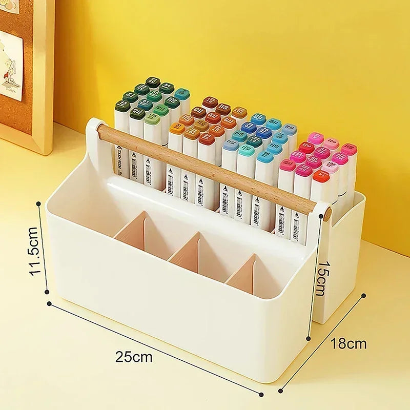 Portable Pen & Marker Holder – Kids’ Room Organizer for Art Supplies & Stationery