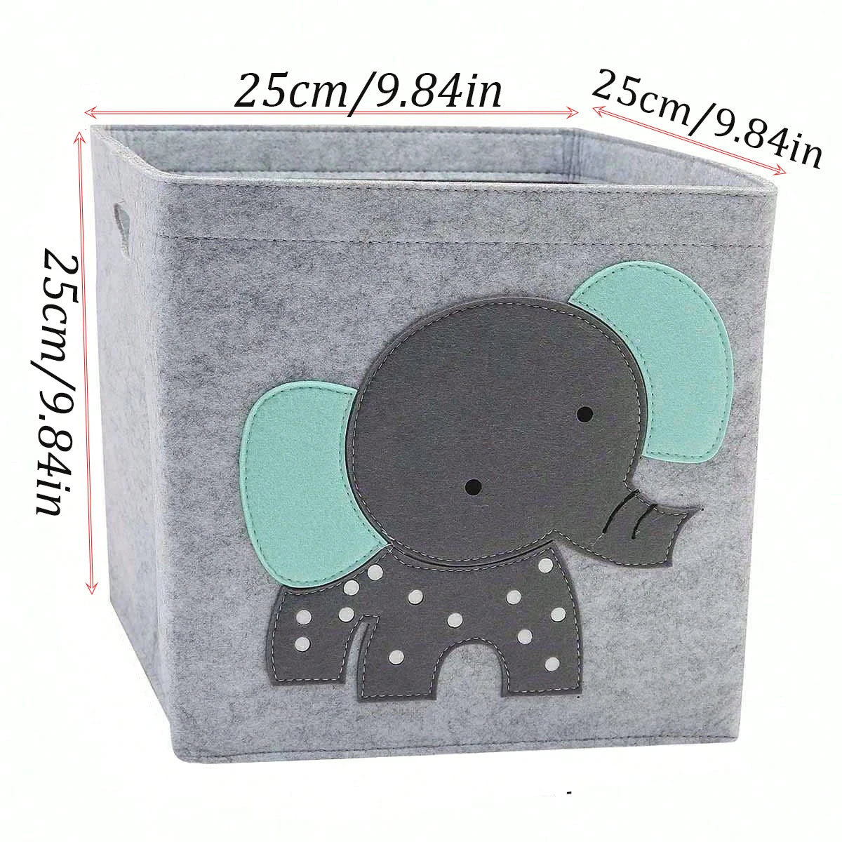 Felt Cube Toy Storage Basket – Foldable Organizer for Children’s Room, Plush Toys & Blocks