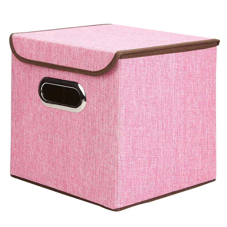 Foldable Non-Woven Fabric Storage Cube – Organizer for Kids’ Toys, Clothes & Nursery Essentials
