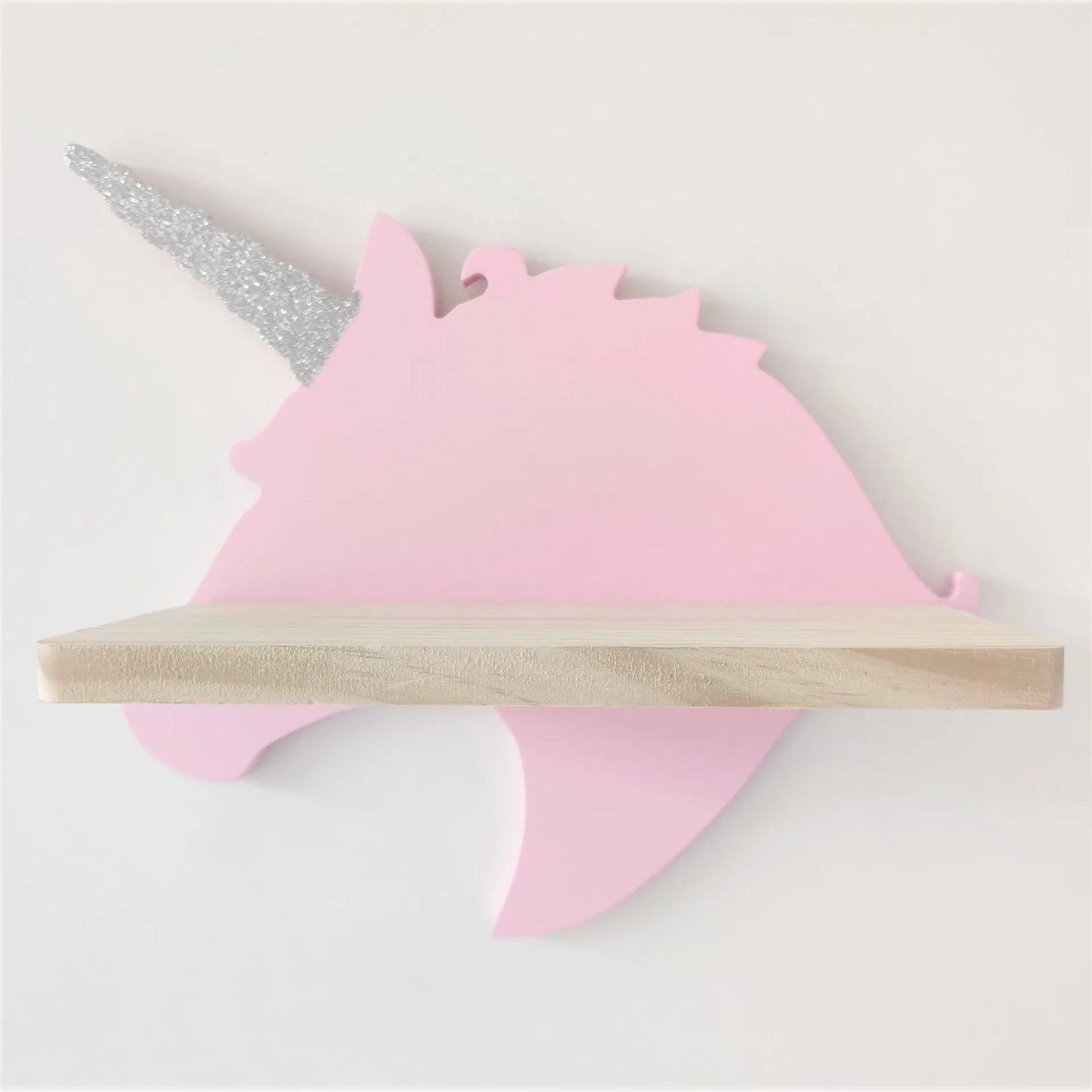 Nordic Wooden Wall Shelf for Kids – Cute Rabbit & Bear Storage Rack for Baby & Children’s Rooms