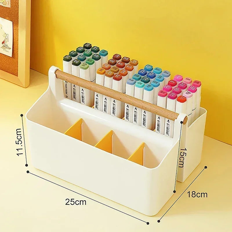 Portable Pen & Marker Holder – Kids’ Room Organizer for Art Supplies & Stationery