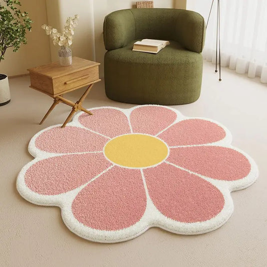 Modern Minimalist Kids’ Room Carpet – Soft, Fluffy, and Durable Floor Rug